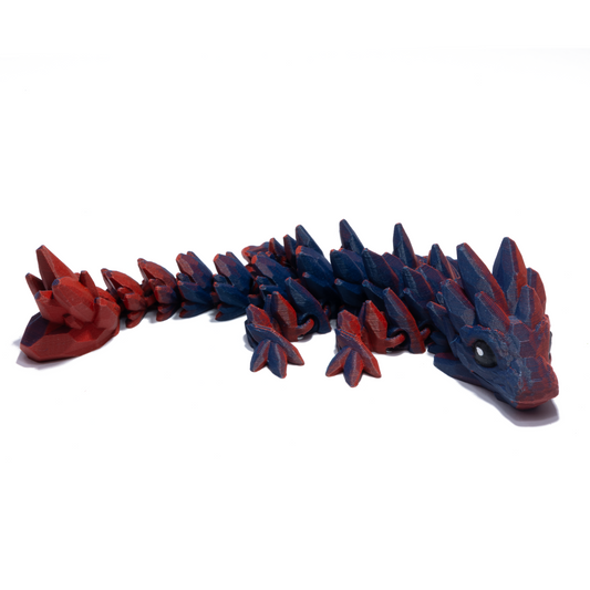 Gem Baby Dragon - Red-Blue (Matte)